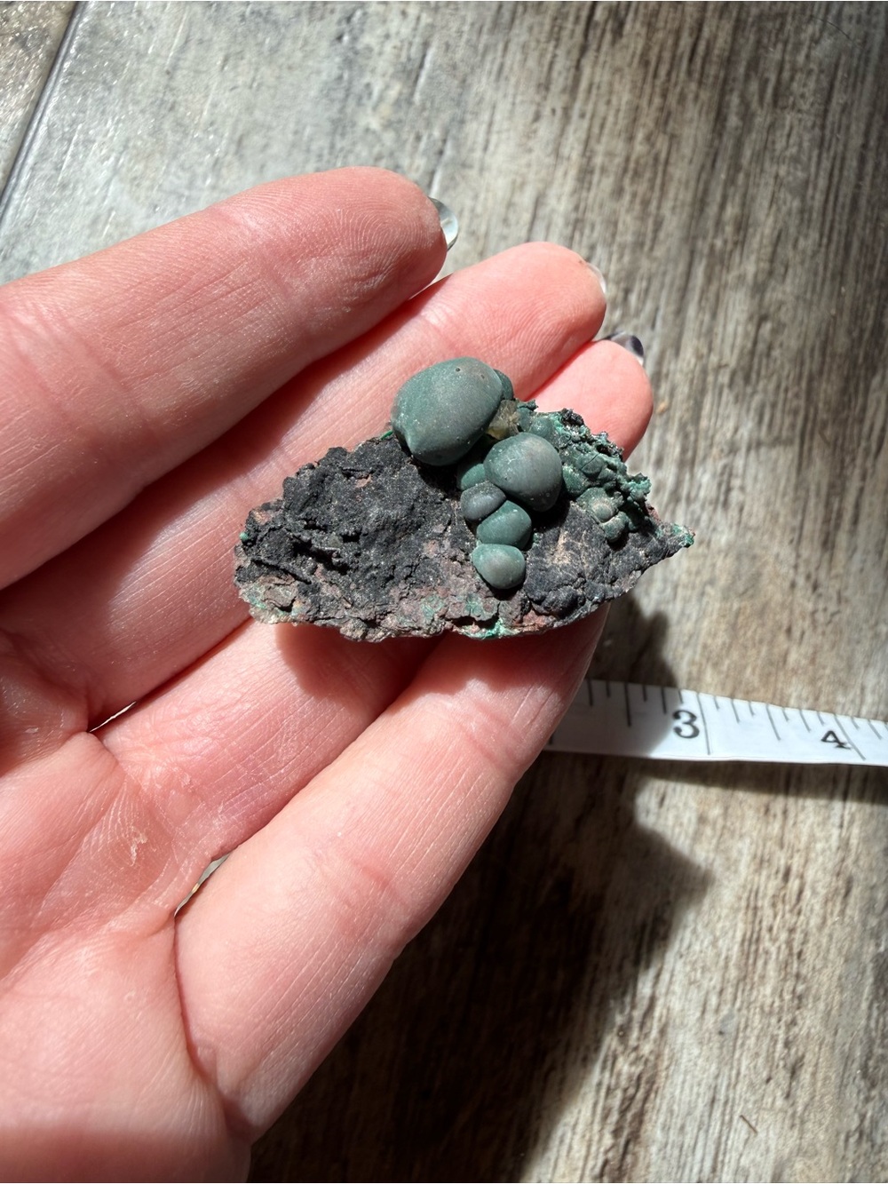 2 for $20 sale: 21 gram Raw Green Mineral botryoidal malachite formation crystal